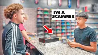 Scammer Sells Shoes!