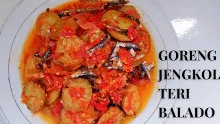 RESEP JENGKOL TERI BALADO ALA DAPUR UNI EMI