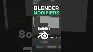 Blender Solidify Modifier ✔️ 
