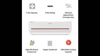 Best Voltas Split AC 1.0 Ton 3 Star (SAC 123 CZP)