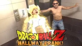 Dragon Ball Z Goku And Vegeta Hallway Prank!