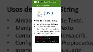 La clase String en Java  #programacion  #cursodejava #springboot