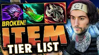 PRESEASON | Item TIER LIST | Challenger Items Guide Indepth (12.22)
