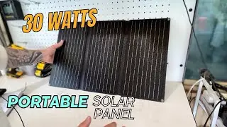 30watt folding Solar Panel: EcoSonique