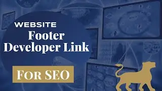 How to set up the Website Footer Developer Link