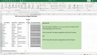 How to use the Microsoft Excel IF Function with Nested OR Function