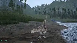 Ютораптор детеныш и взрослый The ISLE
