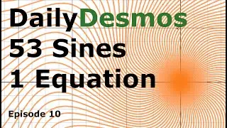 DailyDesmos 53 Sines #0 [Advanced] | Episode 10 How to Rotate a Sine Wave