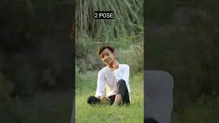 3 Best 🌾grass😍 poses for boys 