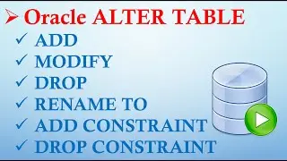 05 Oracle ALTER TABLE, ADD, MODIFY, DROP, RENAME TO, ADD & DROP CONSTRAINT || CodeCelebration