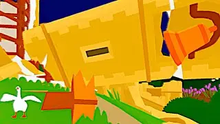 Baby Goose Commits Theft and Causes Property Damage [Untitled Goose Game Max% Challenge #6]