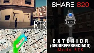 Share S20. Exterior en RTK. Resultado georreferenciado
