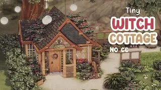 Tiny Witch Cottage 🪄 Sims 4 Speed Build with Lofi (No Talking)