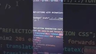 CSS 3D Animation with Reflection and Finally Done!  