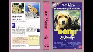 Benji the Hunted Swedish VHS Closing (Disney) 1989