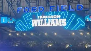 Detroit Lions intro vs bucs 2025 