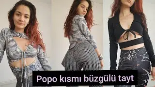 DENEMELİ ALIŞVERİŞ VIDEOSU (popo kısmı  büzgülü tayt )  /trendyol milla  