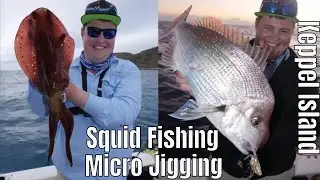 Squid Fishing and Micro Jigging Keppel Island, Yeppoon, QlD
