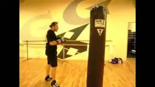 ronin boushnak kicking bag for warm ups
