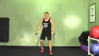 Run in Place + Shoulder Raise - HASfit Cardio Exercises - Cardiovascular Aerobic Exercise