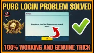 Fix Network error,Login failed. Please check your network settings Pubg mobile 2.5 login problem |