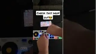 DJ uses phone app for mixing (DJ mixer app)