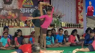 Junior girls yoga competition । Advanced yoga asanas 