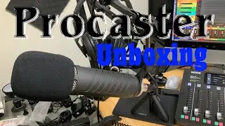 New podcast gear - Procaster - XLR - Mic stand