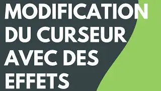 Utilisation et personnalisation des effets de curseur dans Camtasia