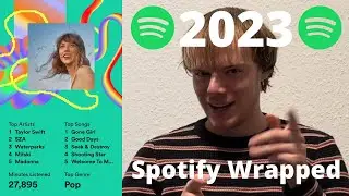 Reacting to My 2023 Spotify Wrapped!