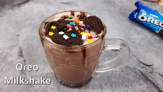 ওরিও মিল্ক শেক | Oreo Milkshake Recipe | How To Make Oreo Milkshake at Home