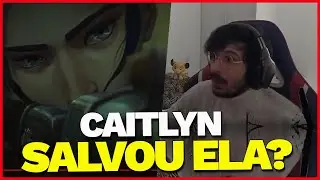 REVOLTA REAGINDO A CAITLYN SALVANDO A VI - ARCANE REACT