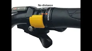 Ergonomic ebike thumb throttle