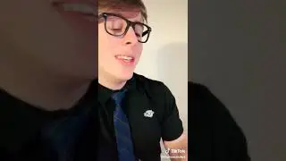 Thomas Sanders cosplaying Sander Sides on tiktok. :0
