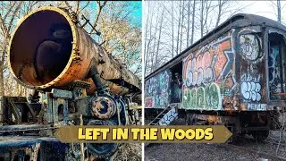 We Found Trains in the Woods!!!!!!