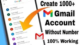 How To Create Unlimited Gmail Account Without Phone Number 2022 | Gmail without mobile verification