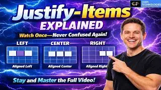 CSS Grid justify-items Tutorial |Start, End, Center & Stretch Explained-Session 6-ChiPi Technologies