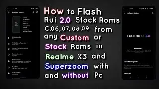 How to Install Rui 2.0 stock Rom in Realme | Realme Ui 2.0 without Pc and with Pc | ft. Realme X3 🔥🔥