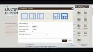 Laying Out a Web Page in the OASIS CMS