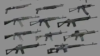 все огнестрельное оружие stalker ТЧ