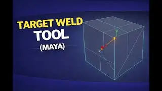 Maya Target Weld Tool Explained for Beginners | Clean Topology & Vertex Merge