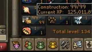 [Runescape Bug Abuse] Construction xp glitch 60m xp/h