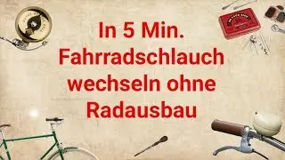 Fahrradschlauch wechseln ohne Radausbau – mit dem Gaadi-Schlauch