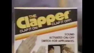 "The Clapper" Vintage 1980's TV Ad