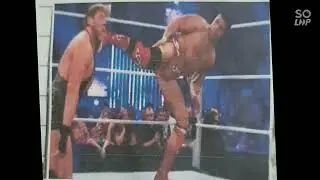 WWE ALBERT DEL RIO GIVES SUPER KICK TO JACK SWAGGER/WWE ALBERT DEL RIO/WWE STICKER COLLECTIONS