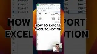 Export from Excel to 