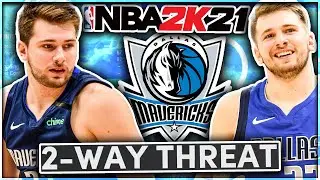 GREATEST 2 WAY THREAT BUILD IN NBA 2K21! | LUKA DONCIC BUILD 2K21 NEXT GEN!