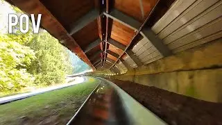 Mountain Toboggan Run - On-Ride [right] - Steinwasen Park 2023
