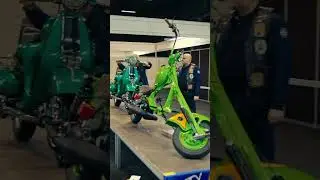Höppie's Lambretta Chopper - Mantis 🪲 #Vespa #CustomVespa #VespaChopper #CustomShow #Tuning