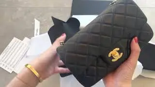 Unboxing Chanel Classic Flap Mini Pearl Crush Bag